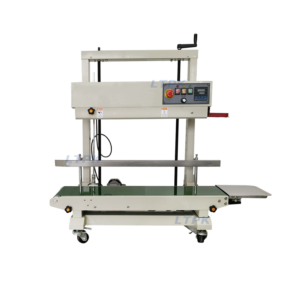 LT-FR1100V Vertical Heat Sealer Heavy Duty Bag Plastic Film Food Packages Band Sealing Machine