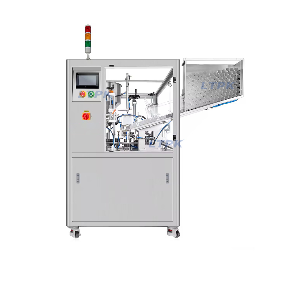 LT-009 Ultrasonic Cosmetics Lotion Cream Composite Plastic Hose Feeding Filling Sealing Machine