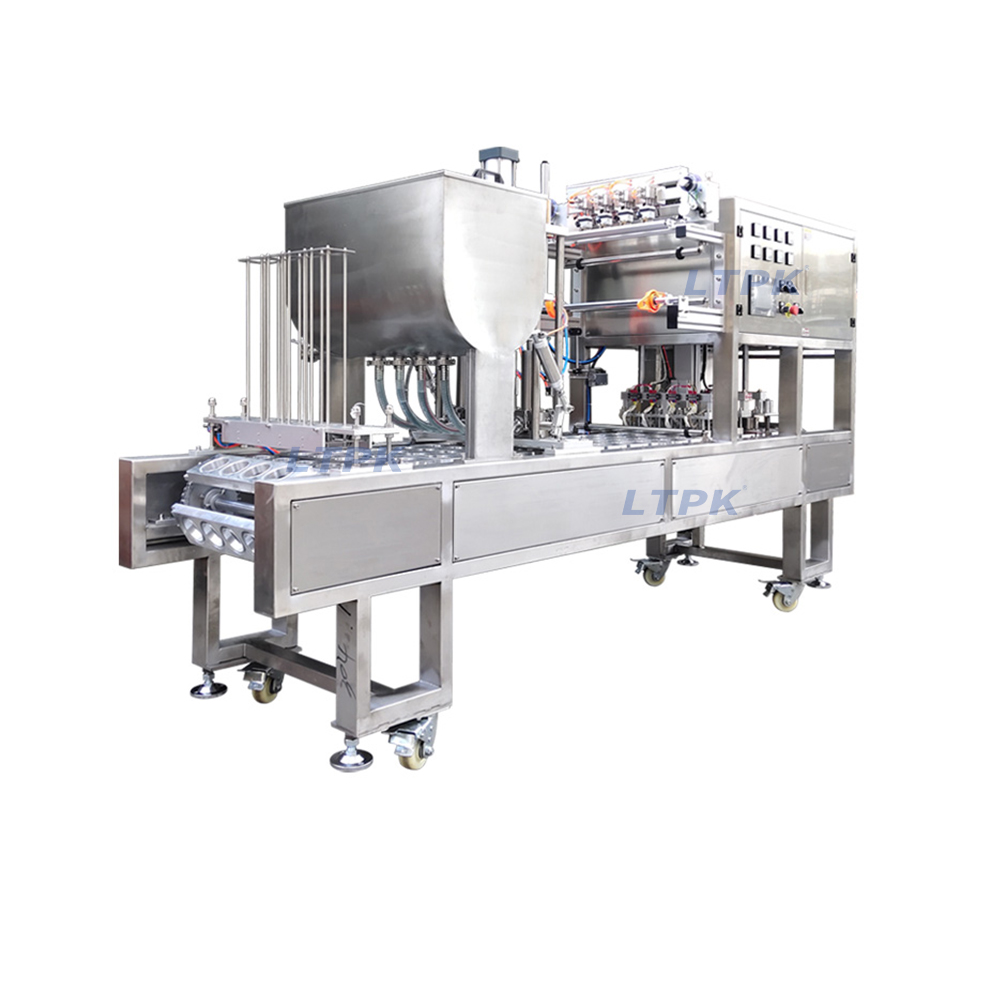 LT-BG60A-4 Automatic Ketchup Fruit Juice Milk K Cup Filling Sealing Machine